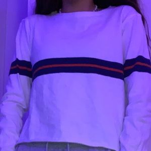 Forever 21 long sleeve cropped tee